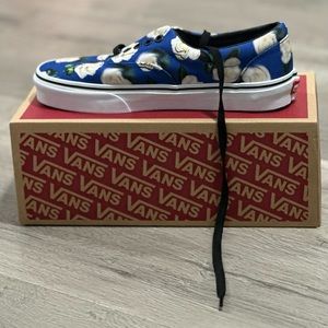 Vans Era (Romantic Floral) Lapis Blue Size 9.5 Women’s